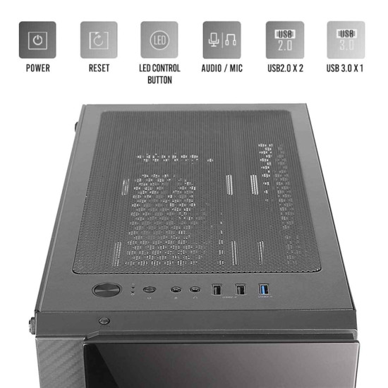 ANTEC NX600 Antec NX600 NX series-Mid Tower Gaming Case