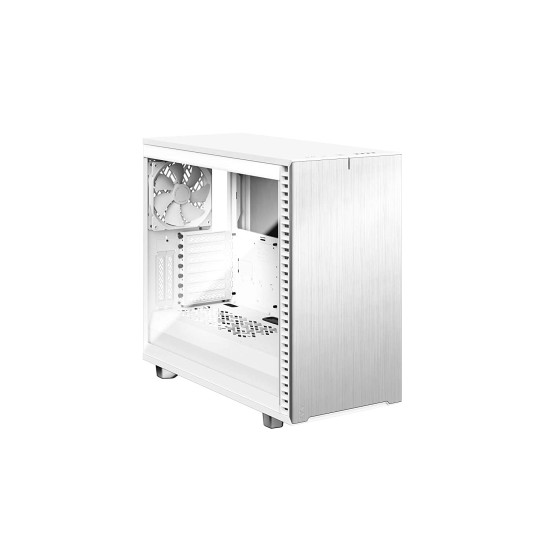 Fractal Design Define 7 Clear (E-atx) Mid Tower Cabinet With Tempered Glass Side Panel (White) - FD-C-DEF7A-06