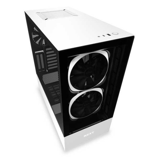 NZXT H Series H510 Elite White Compact Premium Mid-Tower ATX Case CA-H510E-W1