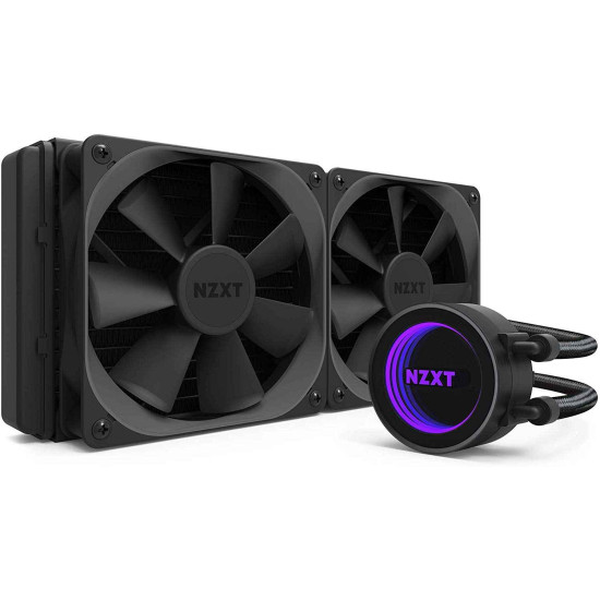 NZXT Kraken X52 240mm - All-In-One RGB CPU Liquid Cooler - RL-KRX52-02