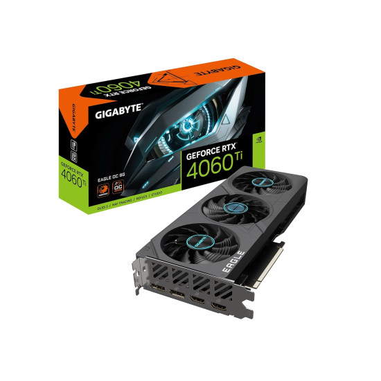 Gigabyte RTX 4060 Ti EAGLE OC 8GB GDDR6 Graphics Card GV-N406TEAGLE OC-8GD