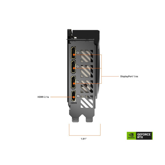 Gigabyte RTX 4070 Windforce 2X OC 12GB GDDR6 Graphics Card GV-N4070WF2OC-12GD