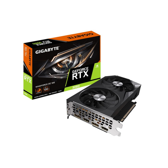 Gigabyte GeForce RTX 3060 WINDFORCE OC 12GB GDDR6 Graphic Card GV-N3060WF2OC-12GD