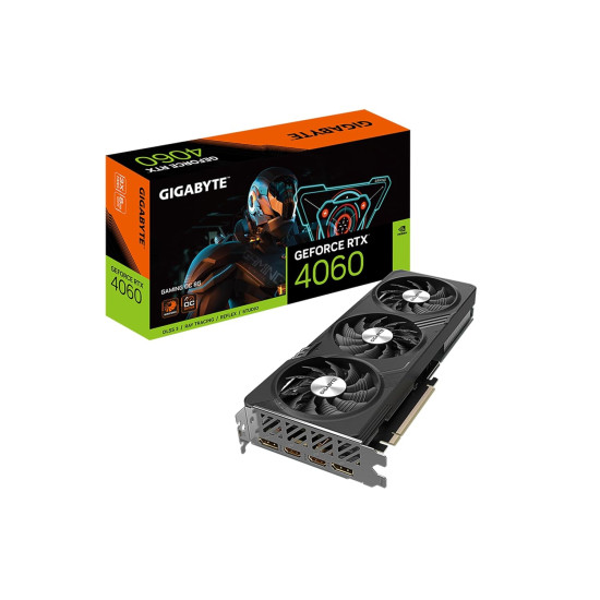 Gigabyte RTX 4060 Gaming OC 8GB GDDR6 Graphics Card GV-N4060GAMING-OC-8GD