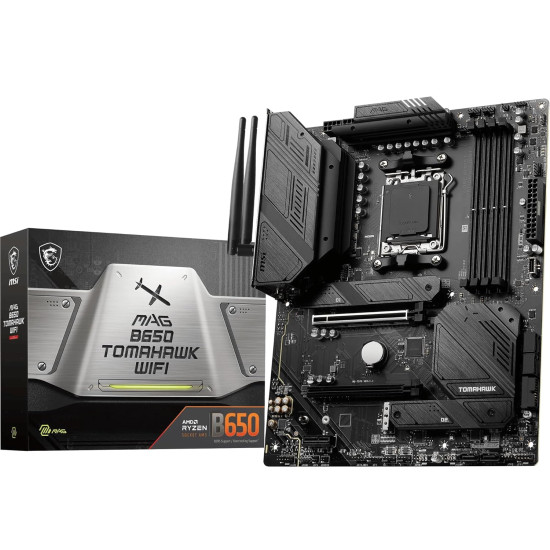 MSI MAG B650 TOMAHAWK WIFI AM5 AMD DDR5 ATX Motherboard