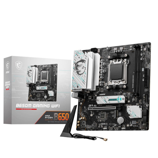 MSI B650M GAMING WIFI Socket AM5 Micro ATX AMD Motherboard