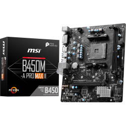 MSI B450M-A PRO MAX II AM4 AMD Micro ATX Motherboard