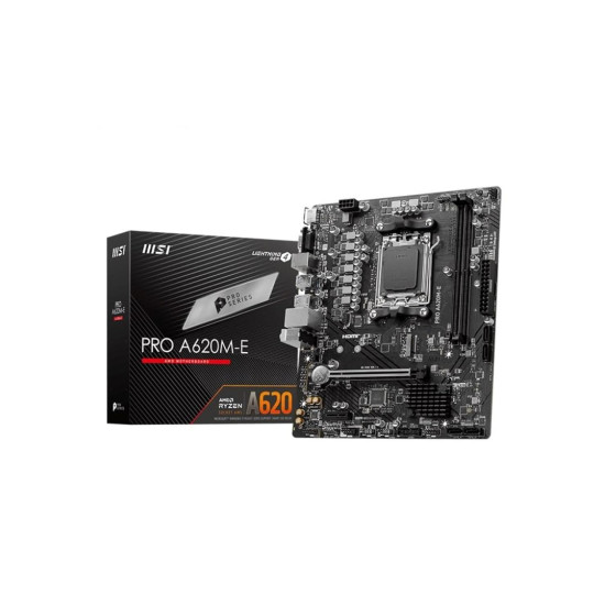 MSI PRO A620M-E AM5 AMD DDR5 Micro ATX Motherboard