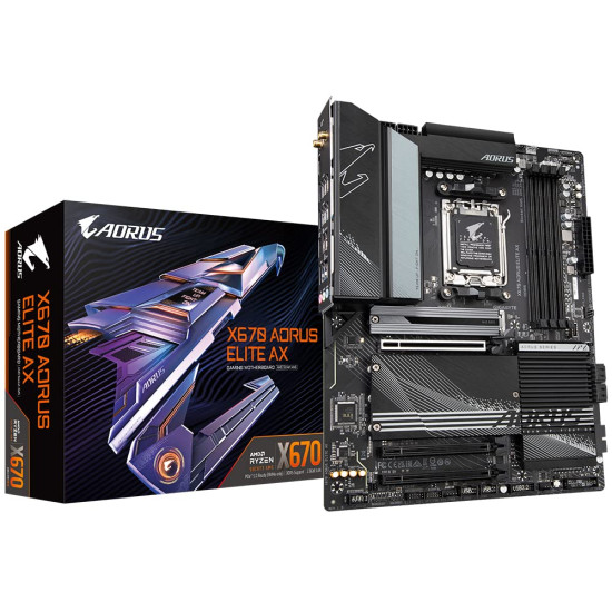 GIGABYTE X670 AORUS ELITE AX AM5 AMD X670 ATX Motherboard