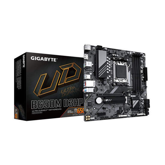 GIGABYTE B650M D3HP Socket AM5 AMD B650 Micro-ATX Motherboard