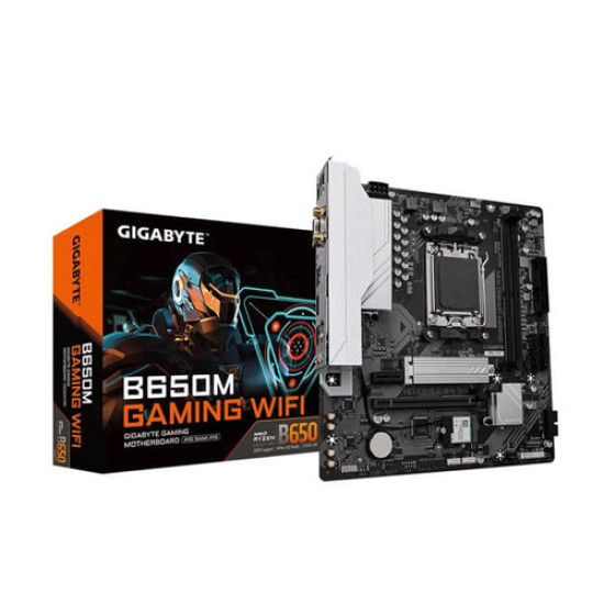 Gigabyte B650M Gaming WiFi Micro-ATX AMD AM5 DDR5 Motherboard