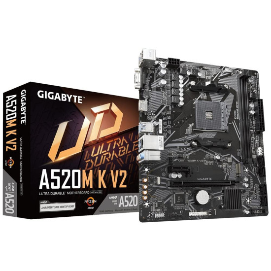 GIGABYTE A520M K V2 DDR4 Socket AM4 AMD Motherboard