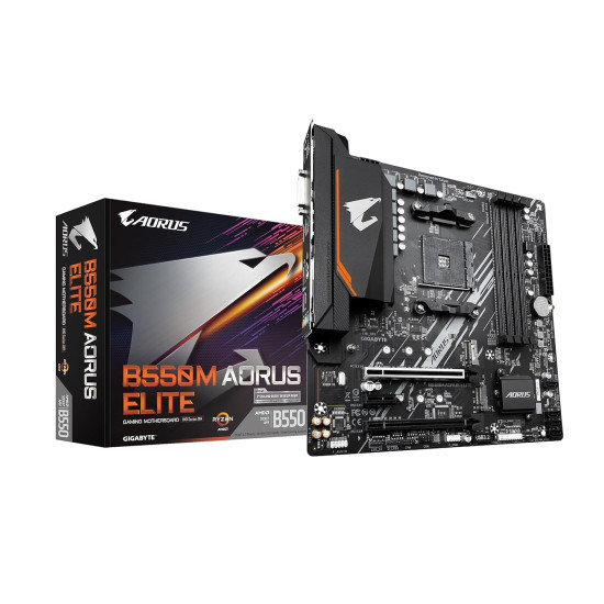 Gigabyte B550M AORUS ELITE AM4 AMD B550 Micro ATX Motherboard