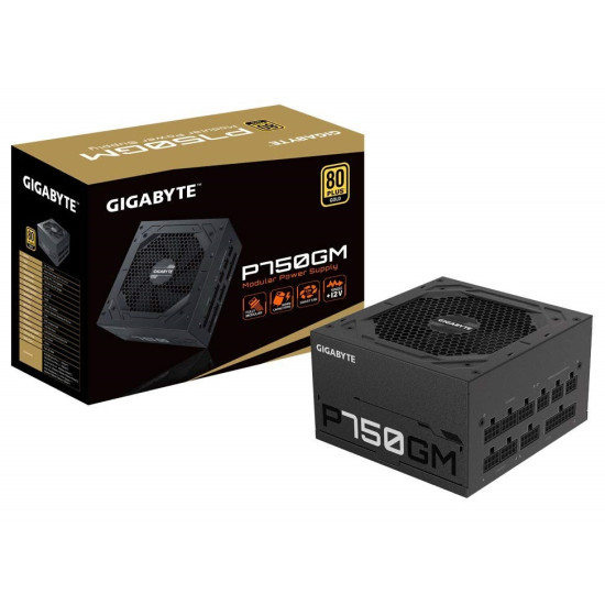 Gigabyte P750GM 750W 80 Plus Gold Modular Power Supply