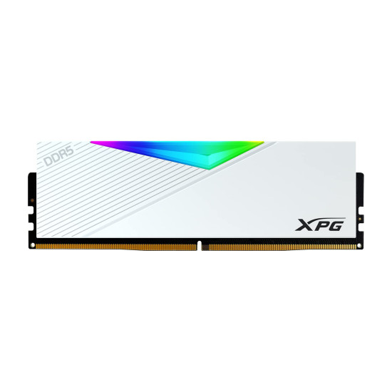 Adata XPG Lancer RGB 32GB DDR5 6000MHz Desktop RAM White AX5U6000C3032G-CLARWH