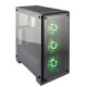 Corsair Crystal Series 460X RGB Black Tempered Glass ATX Mid Tower Computer Case - CC-9011101-WW