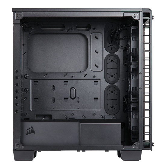 Corsair Crystal Series 460X RGB Black Tempered Glass ATX Mid Tower Computer Case - CC-9011101-WW