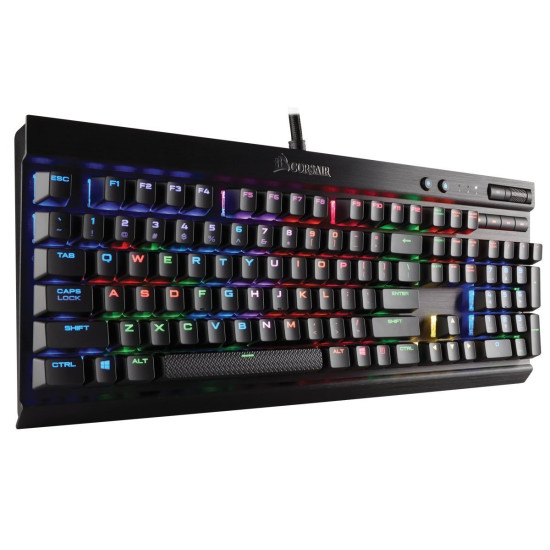 Corsair Gaming K70 RGB RAPIDFIRE Backlit RGB LED Cherry MX Speed Mechanical Keyboard - CH-9101014-NA