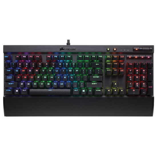 Corsair Gaming K70 RGB RAPIDFIRE Backlit RGB LED Cherry MX Speed Mechanical Keyboard - CH-9101014-NA