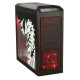 LIAN LI ARMORSUIT PC-P50R Red & Black Aluminum ATX Mid Tower Computer Case